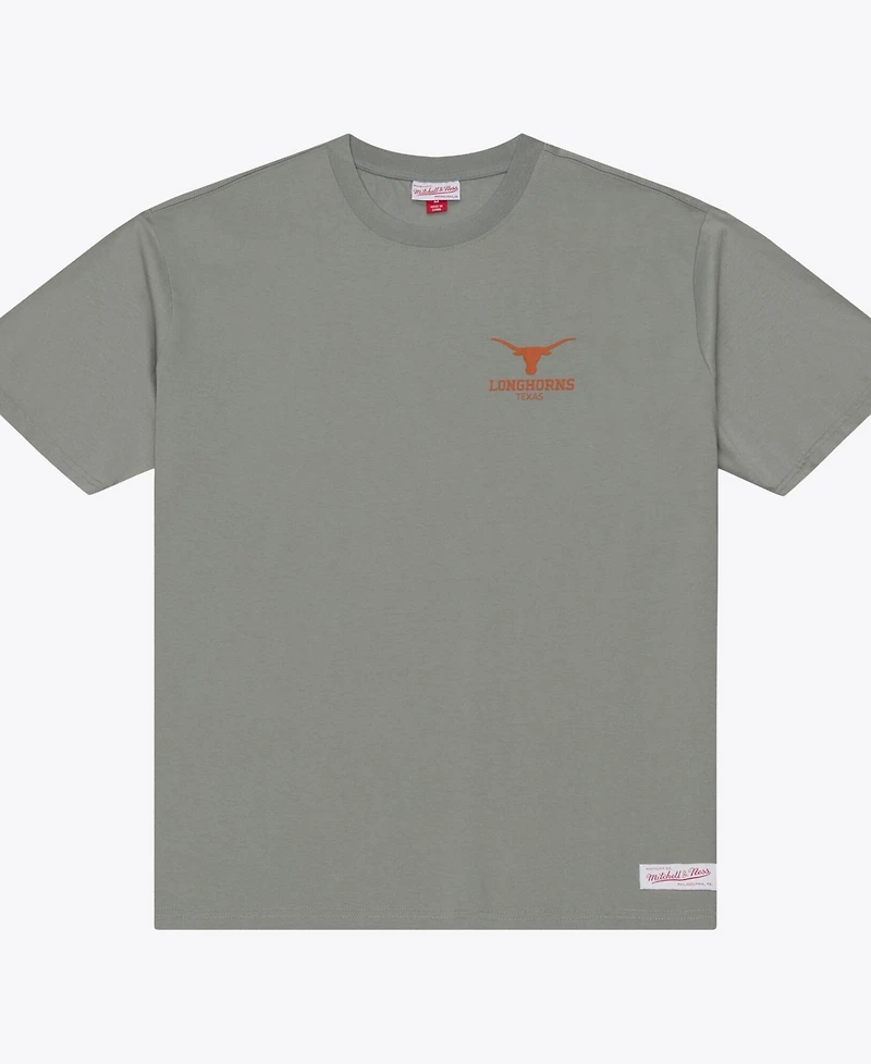 Mitchell & Ness Men's Gray Texas Longhorns Core Icon T-Shirt