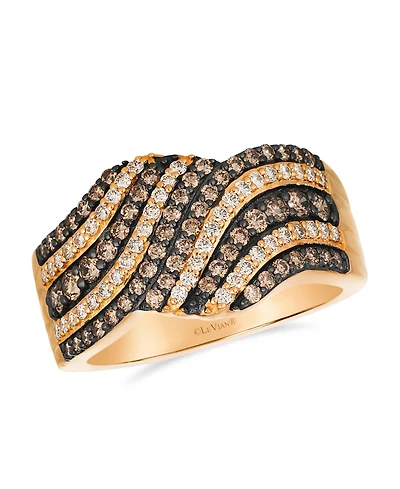 Le Vian Nude Diamond (0.27 ct. t.w.) & Chocolate Diamond (0.59 ct. t.w.) Ring in 14k Strawberry Gold