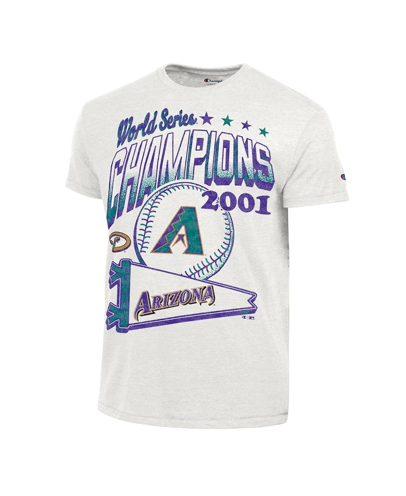 Champion Men's Arizona Diamondbacks Winning Tradition Cooperstown Distressed-Graphic Tri-Blend T-Shirt