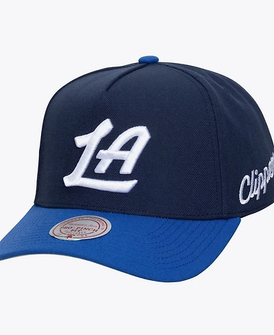 Mitchell & Ness Men's La Clippers Legendary Pro Pinch Snapback Hat