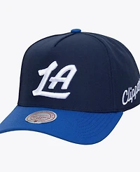 Mitchell & Ness Men's La Clippers Legendary Pro Pinch Snapback Hat