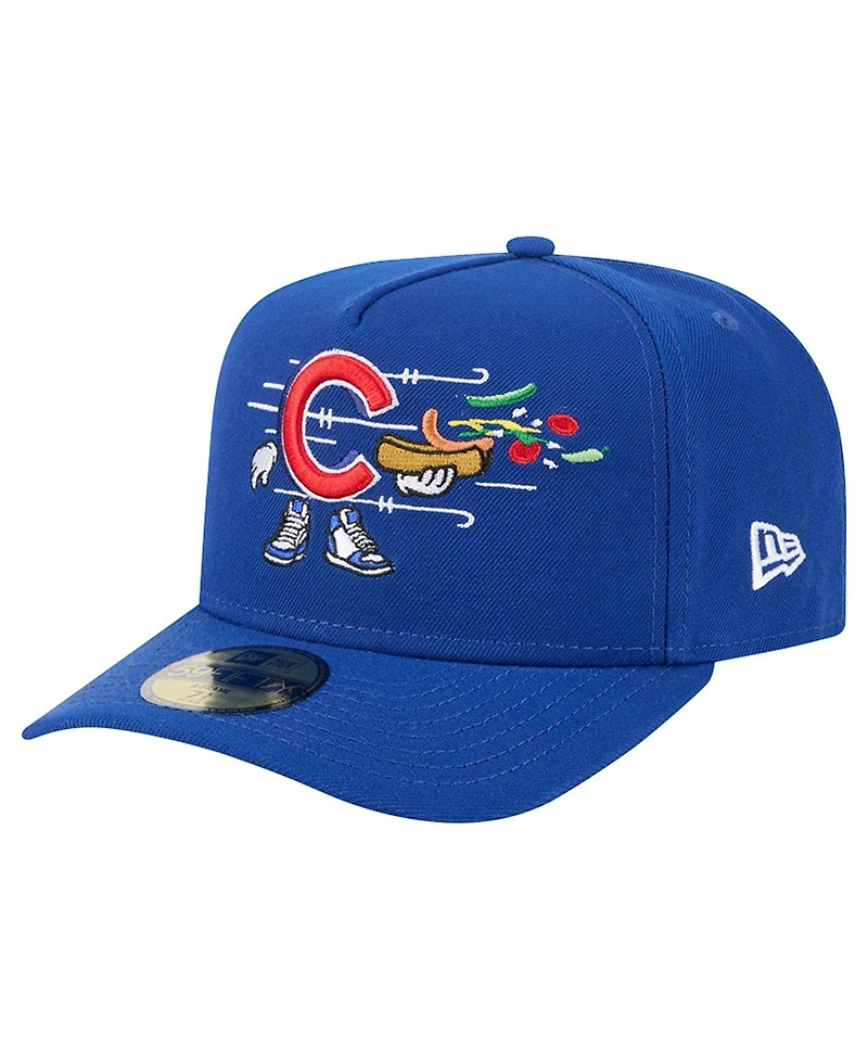 New Era Chicago Cubs 59FIFTY High-Crown Structured-Fit Fitted Hat