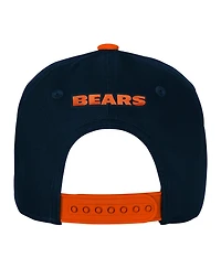 Outerstuff Preschool Chicago Bears Wordmark Embroidered Flat-Bill Snapback Hat