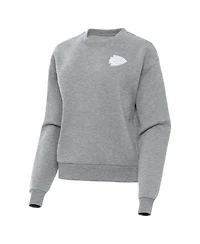 Antigua Women's Kansas City Chiefs Crewneck Pullover Sweatshirt