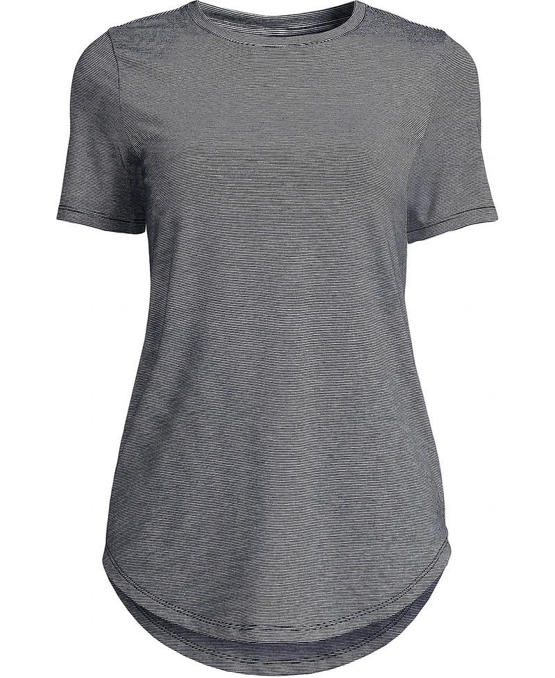 Lands' End Plus Short Sleeve Cooling Performance Tunic Tee