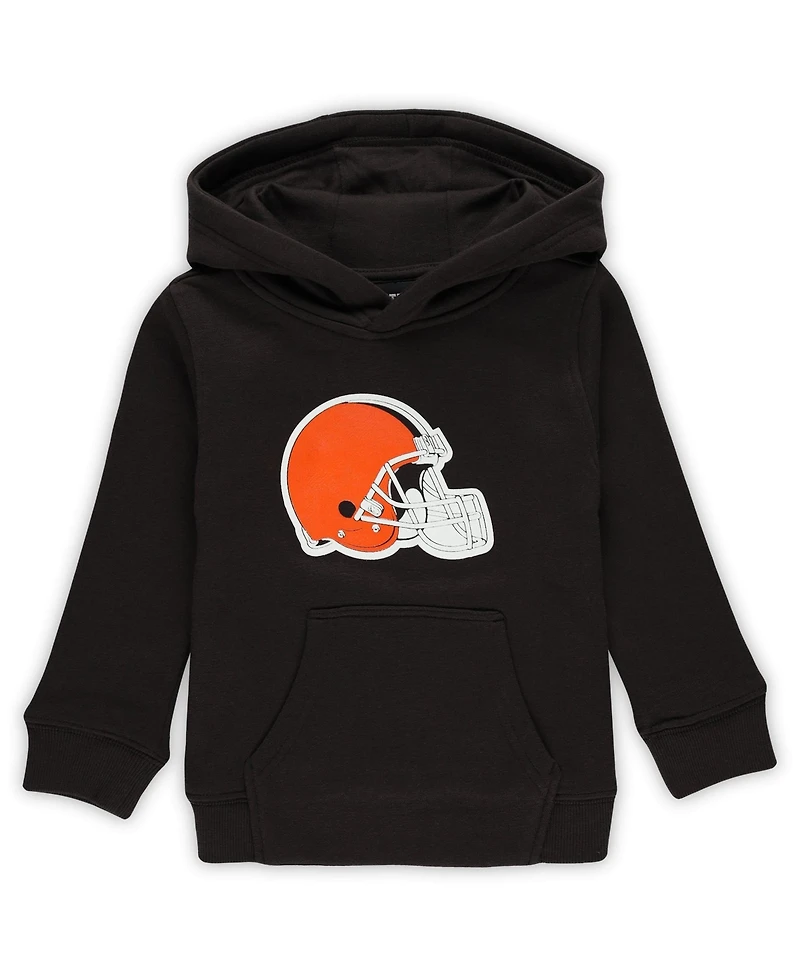 Outerstuff Toddler Boys' 2T-5T Cleveland Browns Fleece-Lined Pullover Hoodie
