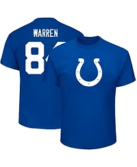 Fanatics Men's Tyler Warren Indianapolis Colts #84 Classic-Fit T-Shirt