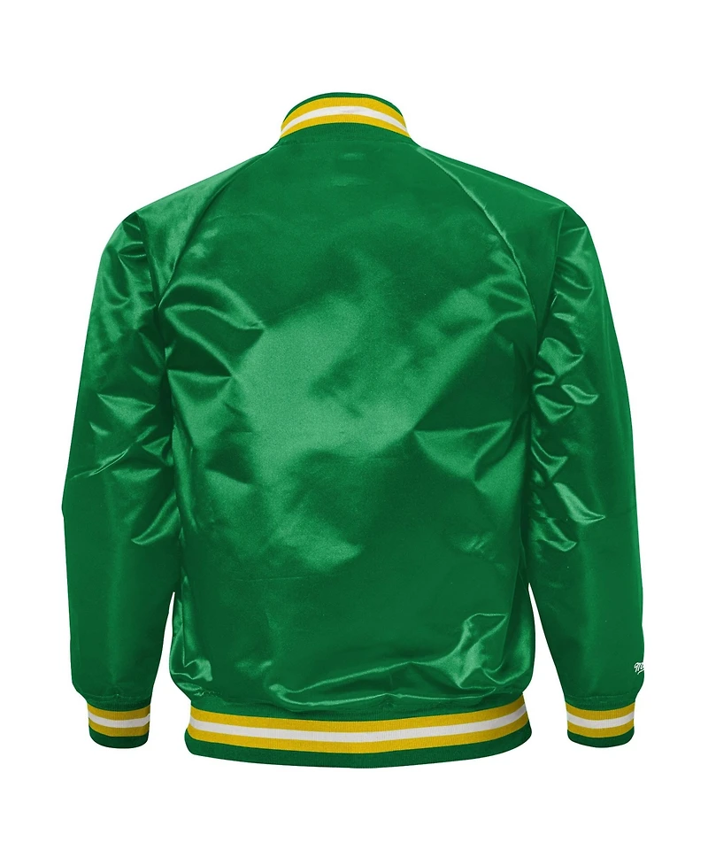 Mitchell & Ness Boys' and Girls' 4-16 Oregon Ducks Raglan-Sleeve Lightweight Jacket