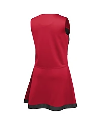 Outerstuff Toddler Girls' 2T-5T Atlanta Falcons Cheer Captain V-Neck Jumper Dress and Bloomers Set
