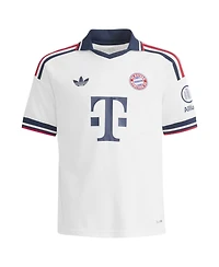 Adidas Big Boys and Girls Jamal Musiala White Bayern Munich 2026/27 Away Replica Jersey