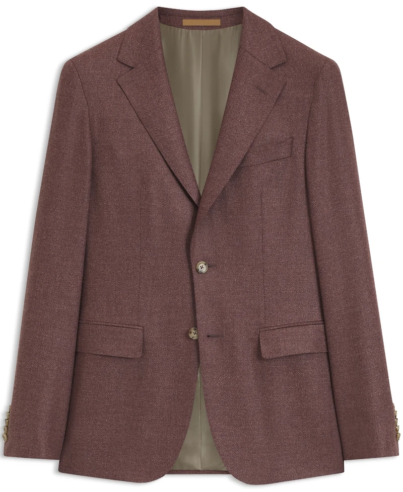 Boss by Hugo Men's Wool-Silk Regular-Fit Single-Breasted Blazer