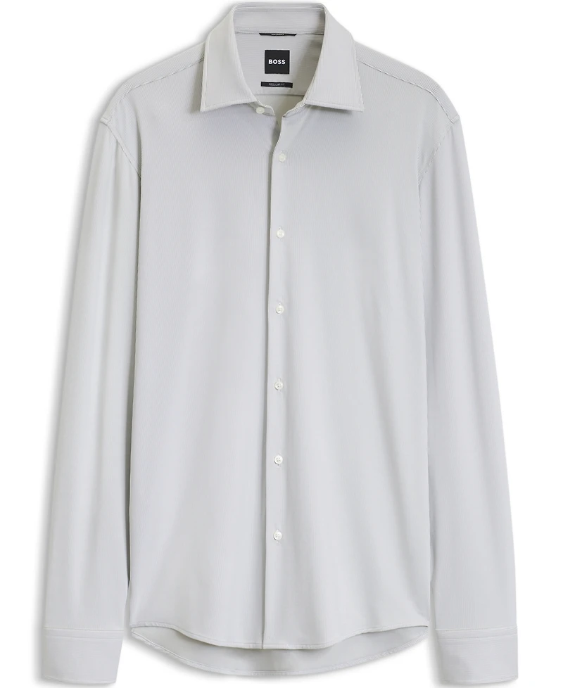 Boss by Hugo Men's Stretch Jersey Regular-Fit Dress Shirt
