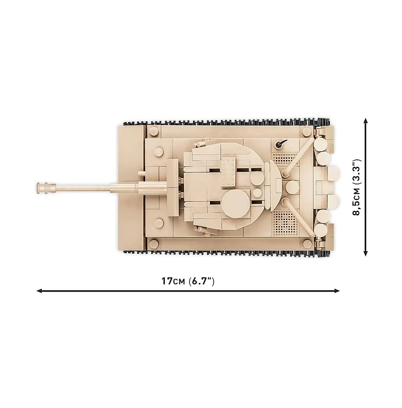 Cobi Historical Collection Panzer Vi Tiger "131" Tank, 350 pieces
