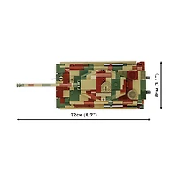 Cobi Historical Collection Pz.Kpfw. Vi B Tiger Ii Konigstiger Rotating Turret 500-Piece Building Set, Ages 8+