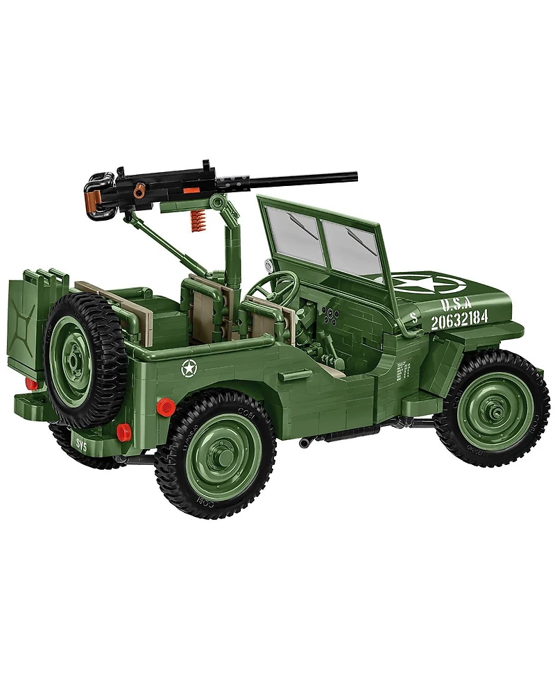 Cobi Wwii Willys Mb 1207-Piece Building Set, Ages 11+