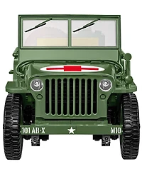 Cobi Historical Collection Wwii Jeep Willys Mb Medical 1131-Piece Building Set, Ages 11+
