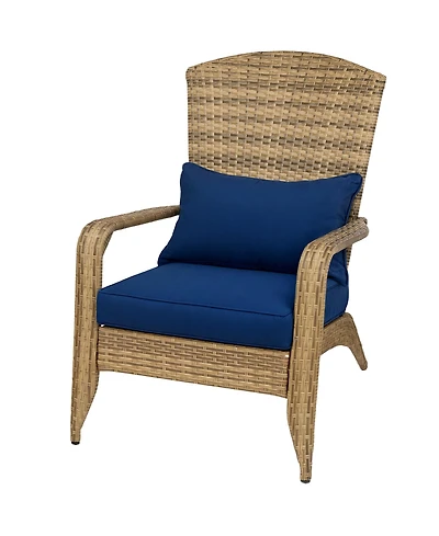 Slickblue Rattan Patio Fire Pit Chairs for Garden Porch and Backyard