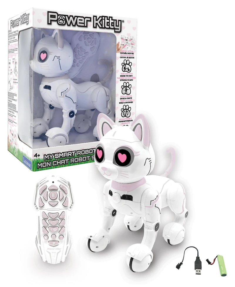Lexibook Power Kitty Remote Control Programmable Robot Cat