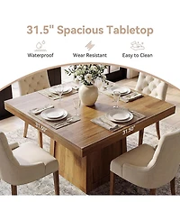 Tribesigns Dining Table, Kitchen Table