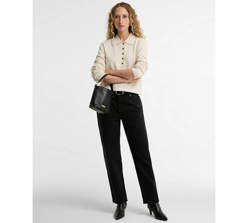 Barbour Women's Wynn Merino Wool Polo Sweater