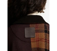 Barbour Women's Elva Tartan Wool-Blend Knitted Cape