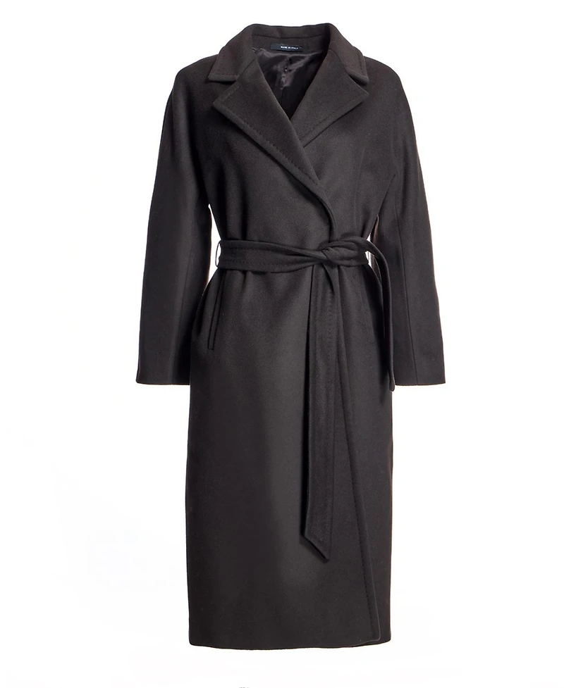 Julia & Stella By Maximilian Women's Belted Wrap Wool-Cashmere Blend Coat