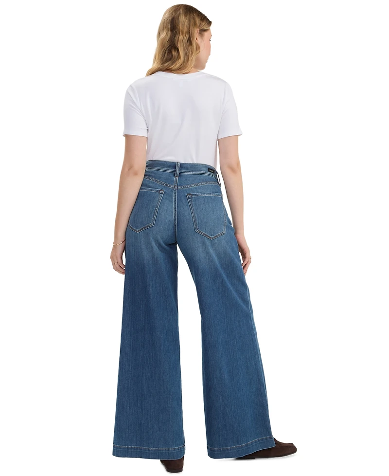 Liverpool Los Angeles Women's High-Rise Wide-Leg Relaxed Denim Jeans