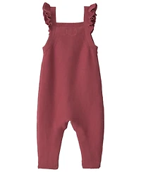 Little Planet by Carter's Baby Girls' Sweater-Knit Square-Neck Overalls