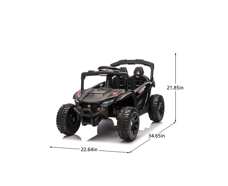 Yobtop 24V Kids Ride-On Utv with 2.4G Parental Remote Control, 160W Dual Motor, Ages 3-5