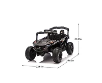 Yobtop 24V Kids Ride-On Utv with 2.4G Parental Remote Control, 160W Dual Motor, Ages 3-5
