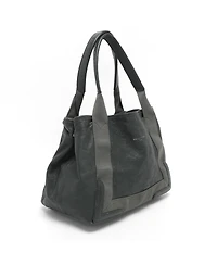 Pre-Owned Balenciaga Women's Cabas Leather and Canvas Tote Bag