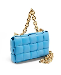 Pre-Owned Bottega Veneta Women's Padded Cassette Leather Chain Shoulder Bag