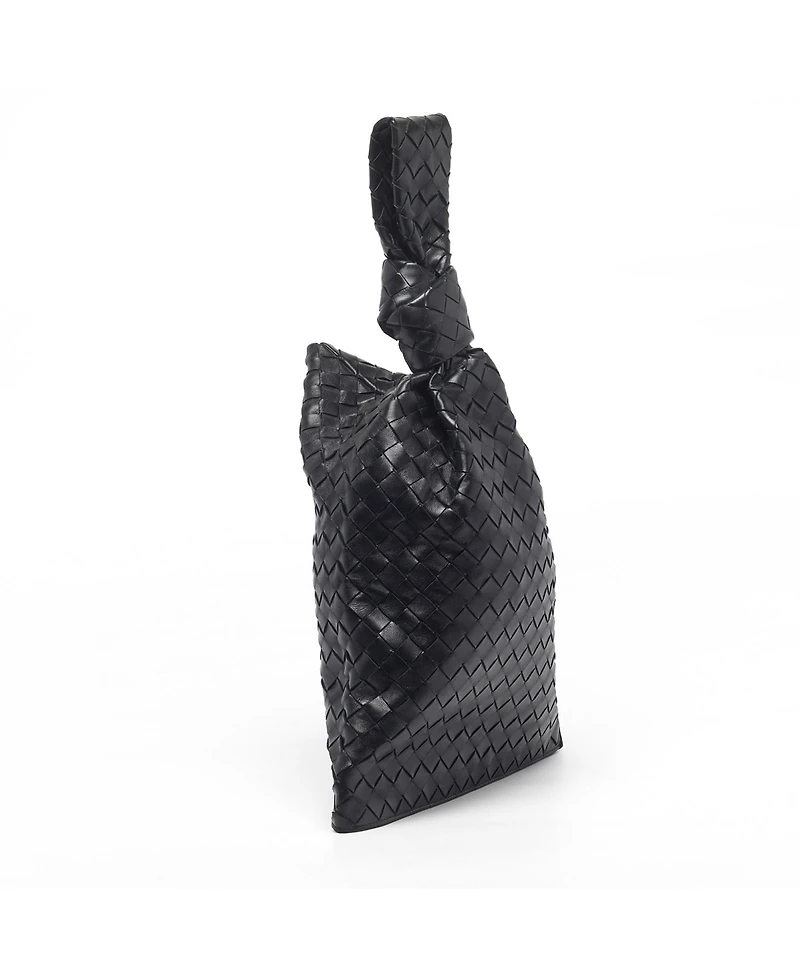 Pre-Owned Bottega Veneta Women's Bv Twist Intrecciato Leather Clutch