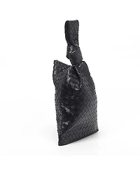 Pre-Owned Bottega Veneta Women's Bv Twist Intrecciato Leather Clutch