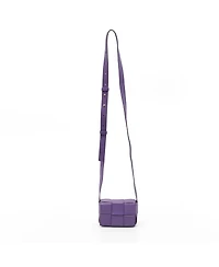 Pre-Owned Bottega Veneta Mini Candy Cassette Intrecciato Leather Crossbody Bag
