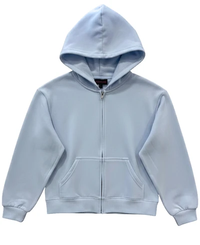 With Jules Girls' 4-16 Bow Graphic Kangaroo Pocket Zip Hood