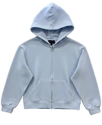 With Jules Girls' 4-16 Bow Graphic Kangaroo Pocket Zip Hood