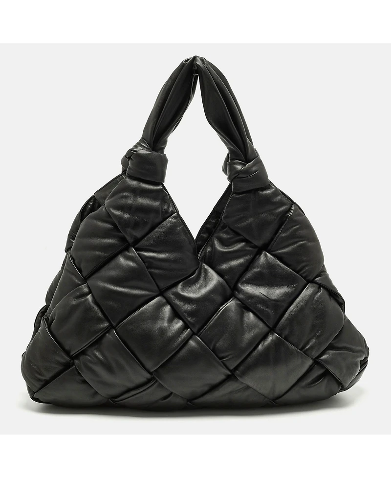 Pre-Owned Bottega Women's Veneta Leather Shoulder Bag
