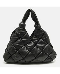 Pre-Owned Bottega Women's Veneta Leather Shoulder Bag