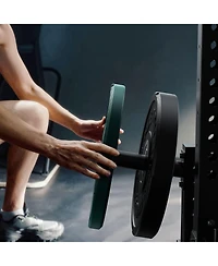 Fed Fitness SR2 1100 Lbs All-in-One Squat Power Rack, Six-Point Stable Home Gym Rack for Squats Bench Press Hip Thrust Pull Ups