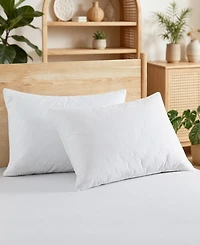 Unikome Quilted Goose Down Feather 2-Pack Pillow