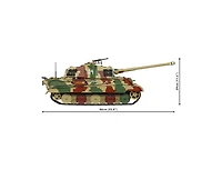 Cobi Historical Collection Wwii Tiger Ii Konigstiger Tank 11,170-Piece Building Set, Ages 14+