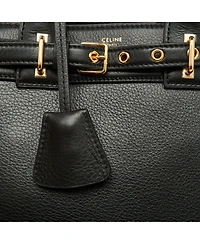 Pre-Owned Celine Women's Teen Conti Satchel in Grained Leather