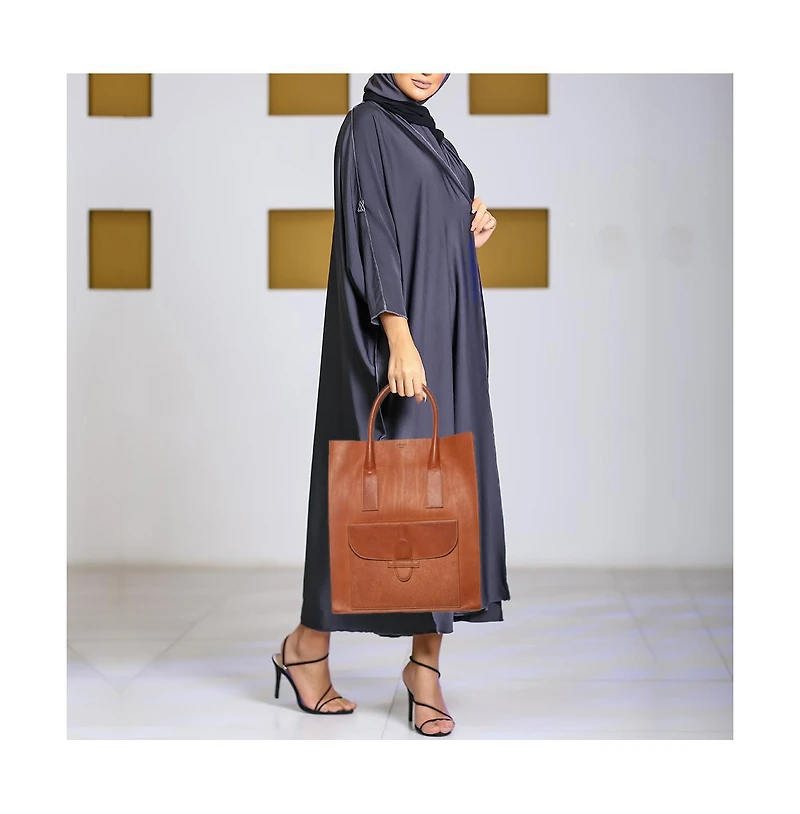Pre-Owned Celine Women's Linda Leather Shopper Tote Bag