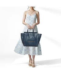 Pre-Owned Celine Women's Mini Luggage Leather Tote