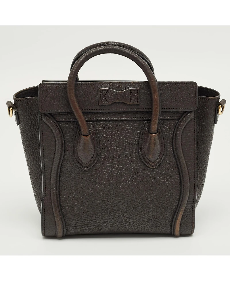 Pre-Owned Celine Women's Luggage Tote in Grained Leather