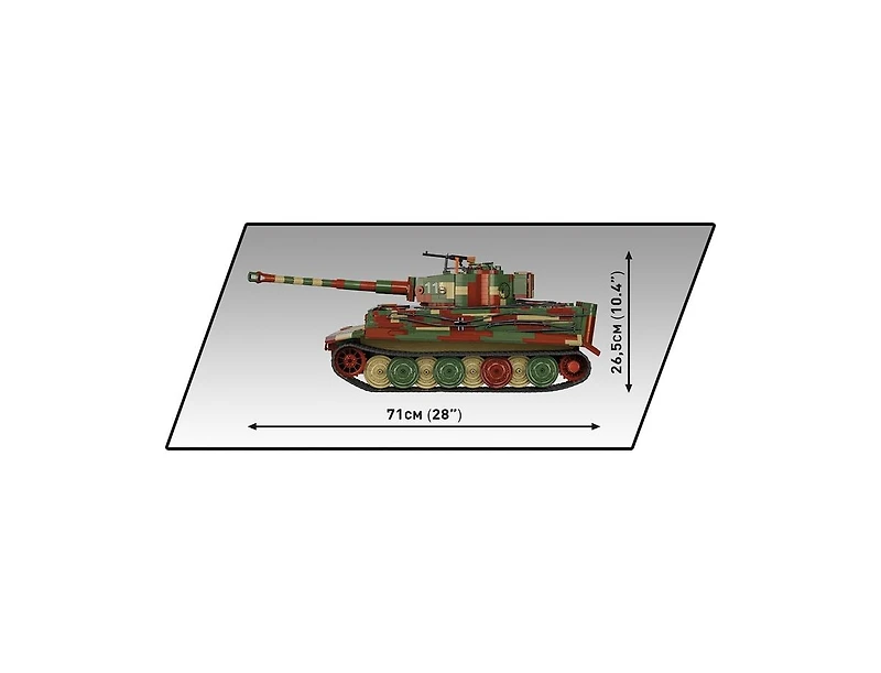 Cobi The Tank Museum PzKpfw Vi Tiger "131" Executive Edition 8000-Piece Building Set, Ages 14+