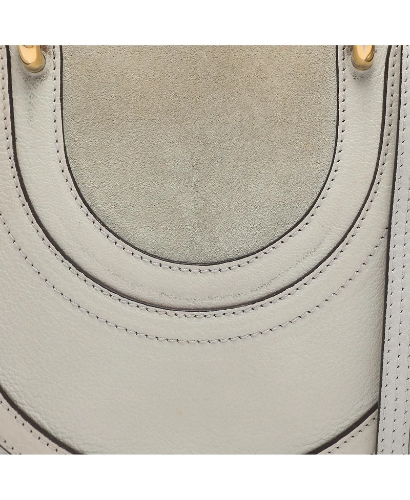 Pre-Owned Chloe Small Pixie Round Leather and Suede Crossbody Bag