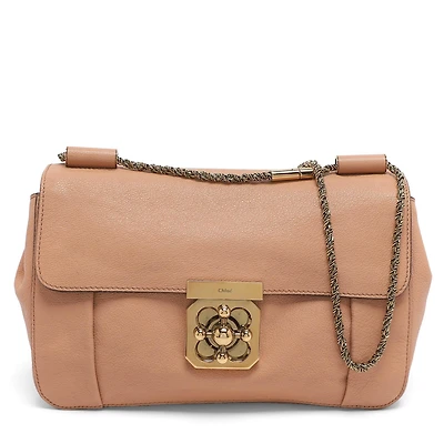 Pre-Owned Chloe Women's Elsie Medium Leather Shoulder Bag