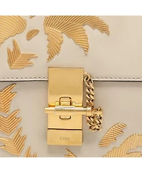 Pre-Owned Chloe Women's Drew Small Palm Embellished Leather Shoulder Bag